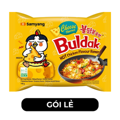 SAMYANG - Mì khô gà cay Samyang hương vị Gà cay Phô mai, Mì gà cay phô mai Samyang, Mì Hàn Quốc - 140g/gói - 00420