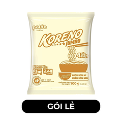 PALDO - Mì Koreno Jumbo hương vị Nấm, Mì Nấm Koreno Jumbo, Mì ăn liền Koreno Jumbo, Mì Hàn Quốc ăn liền - 100g/gói - 00386