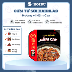YIHAI - Cơm tự sôi Haidilao hương vị Nấm cay, Cơm tự sôi Hadilao Nấm cay - 160g/hộp - 00835