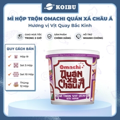 MASAN - Mì hộp trộn Omachi quán xá châu Á hương vị Vịt quay Bắc Kinh, Hộp đồ ăn Omachi quán xá châu Á - 95g/gói - 00806