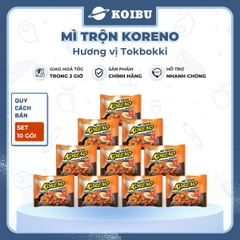 PALDO - Mì trộn Koreno hương vị Tokbokki, Koreno Mì trộn Tokbokki Koreno, Mì Koreno Hàn Quốc ăn liền - 74g/gói - 00159