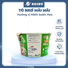ACECOOK - Miến tô Nhớ Mãi Mãi hương vị Sườn heo, Tô Nhớ Mãi Mãi miến sườn heo, Miến Nhớ ăn liền - 64g /tô - 00026