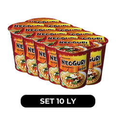 NONGSHIM - Mì ly Neoguri hương vị Hải sản cay, Mì ly hải sản cay Neoguri, Mì Neoguri Hàn Quốc ăn liền - 62g/ly - 00764