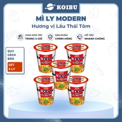 ACECOOK - ACECOOK - Mì ly Modern hương vị Lẩu thái tôm, Mì ly lẩu thái tôm Modern ăn liền, Mì Modern ly ăn liền - 65g/ly - 00011