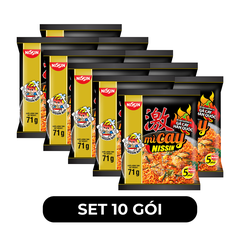 NISSIN - Mì xào cay Nissin Gà cay Hàn Quốc, Mì xào cay Gà cay Hàn Quốc, Mì xào Nissin Gà cay Hàn Quốc - 71g/gói - 00368