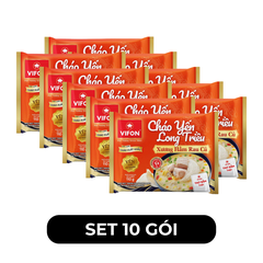 VIFON - Cháo yến Long Triều (có thịt thật) hương vị Xương hầm rau củ, Cháo yến Vifon xương hầm - 110g/gói - 00250