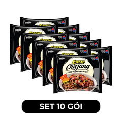 PALDO - Mì trộn Koreno Chajang tương đen, Mì trộn Koreno Úp 4p tương đen Koreno Chachang - 78g/gói - 00389