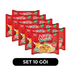 AFOTECH - Mì trộn Cung Đình Kool Spaghetti gói Xốt thịt bò cà chua, Mì ý sốt bò bằm Cung Đình Kool - 105g/gói - 00303