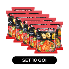 MASAN - Mì Kokomi 90 hương vị Tôm chua cay, Mì Kokomi 90 Tôm chua cay, Mì Kokomi Đại 90 Tôm chua cay - 90g/gói - 00126