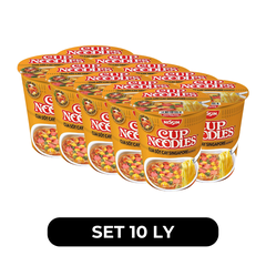 NISSIN - Mì ly Cup Noodles Cua sốt cay Singapore, Mì ly Cua xốt cay Singapo Cup Noodles, Mì Nissin ly - 71g/ly - 00373