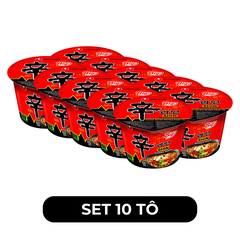 NONGSHIM - Mì tô Nongshim Shin ramyun Cay, Mì tô Shin ramyun Cay Nongshim, Mì Nongshim Shin ramyun tô - 114g/tô - 00433
