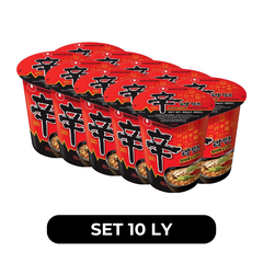 NONGSHIM - Mì ly Nongshim Shin Ramyun Cay, Mì ly Cay Shin Ramyun Nongshim, Mì Shin Ramyun Nongshim ly - 68g/ly - 00438
