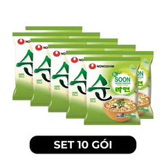 NONGSHIM - Mì chay Nongshim Soon Veggie, Mì Nongshim chay, Mì chay Soon Veggie, Mì chay Hàn Quốc - 112g/gói - 00447