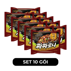SAMYANG FOOD - Mì trộn Samyang Chacharoni hương vị Tương tàu, Mì tương tàu dầu olive Samyang Chacharoni - 140g/gói - 00429