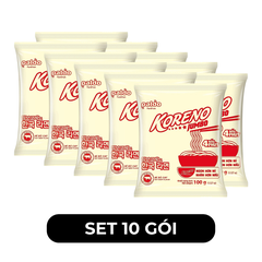 PALDO - Mì Koreno Jumbo hương vị Bò cay, Mì bò cay Koreno Jumbo, Mì ăn liền Koreno Jumbo, Mì Hàn Quốc - 100g/gói - 00381