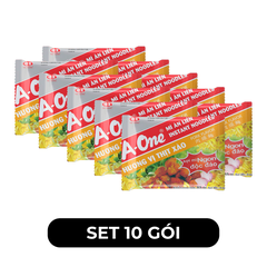 A ONE - Mì A-One gói hương vị Thịt xào, Mì thịt xào A-One ăn liền, Mì ăn liền A-One, Mì gói Aone - 85g/gói - 00515