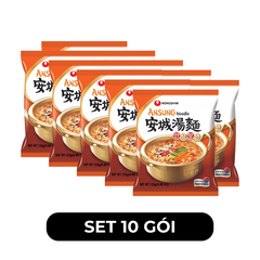 NONGSHIM - Mì Ansungtangmyun hương vị Miso cay, Mì Nongshim Ansungtangmyun ăn liền, Mì miso Hàn Quốc - 125g/gói - 00629