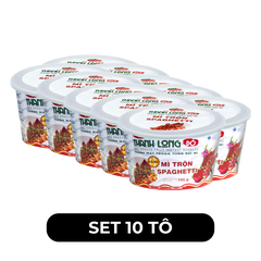 VINACATY - Mì tô trộn thanh long đỏ Caty hương vị Spaghetti, Mì trộn Caty thanh long đỏ, Mì Spaghetti - 105g/tô - 00668