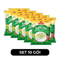 LC FOODS - Cháo Yến Đại Nam hương vị Sườn non đậu xanh, Cháo sườn non đậu xanh LC Foods, Cháo LCFoods - 50g/gói - 00680