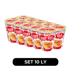 ACECOOK - Vắt mì ly Hot Pot Acecook không gói gia vị, Mì vắt HotPot không gia vị Acecook mì không gia vị - 40g/ly - 00695