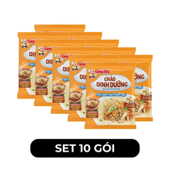 ASIAFOODS - Cháo dinh dưỡng Gấu đỏ hương vị Thịt bằm nấm bào ngư, Cháo thịt bằm nấm bào ngư Gấu Đỏ - 60g/gói - 00711