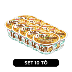 ACECOOK - Phở tô Soup Héllô hương vị Bò, Phở bò tô Soup Hello Acecook ăn liền, Phở bò Acecook ăn liền - 70g/tô - 00707