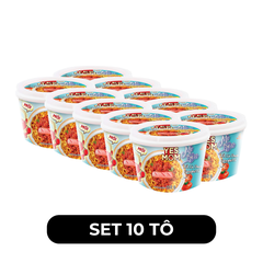 THIEN HUONG FOOD - Mì tô trộn Yes Mom hương vị Xốt cà chua Spaghetti, Mì Spaghetti xốt cà chua ăn liền - 110g/tô - 00584