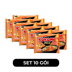 MASAN - Mì Kokomi Pro Tôm cay sa tế, Mì Kokomi Pro hương vị tôm cay sa tế, Mì tôm cay sa tế Kokomi Pro - 75g/gói - 00521