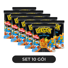 WORLD SPICE - Mì trộn LókCók hương vị Bánh tráng trộn, Mì trộn bánh tráng trộn LokCok ăn liền - 102g/gói - 00755