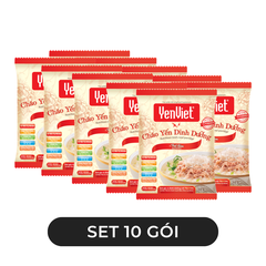 YENVIET - Cháo yến dinh dưỡng YenViet 3 vị: Thịt bằm, Gà, Chay rau nấm, Cháo yến Yến Việt - 50g/gói - 00599
