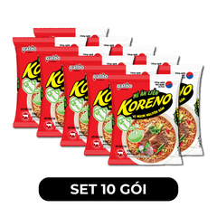 PALDO - Mì Koreno hương vị Bò cay, Mì bò cay Koreno, Mì Koreno úp 3 phút, Mì Koreno gói, Mì Hàn Quốc - 75g/gói - 00387