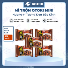 OTOKI - Mì trộn Otoki Mini hương vị Tương đen Bắc Kinh, Mì Tương đen Bắc Kinh Ottogi Mini ăn liền - 83g/gói - 00818