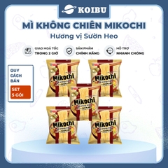 ACECOOK - Mì không chiên Mikochi hương vị Sườn heo, Mì Mikochi sườn heo, Mì không chiên ăn liền Mikochi (80g/gói) - 80g/gói - 00077