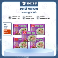 VIFON - Phở Vifon hương vị Bò, Vifon phở bò Vifon Phở ăn liền Vifon Phở thịt bò Vifon, Phở gói ăn liền - 65g/gói - 00169
