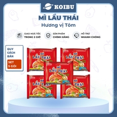 ACECOOK - Mì lẩu Thái Tôm, Mì ăn liền lẩu thái Tôm, Mì lẩu Thái hương vị Tôm, Mì Thế giới mì Acecook - 81g/gói - 00031