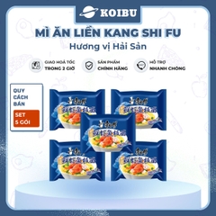 KANG SHI FU - Mì Kang Shi Fu hương vị Hải sản, Mì Kang Shi Fu ăn liền, Mì ăn liền Trung Hoa - 98g/gói - 00747