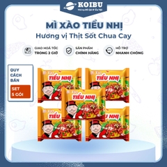 UNI-PRESIDENT - Mì xào tiểu nhị hương vị Thịt sốt chua cay, Mì xào thịt sốt chua cay, Mì gói Tiểu nhị  - 72g/gói - 00289