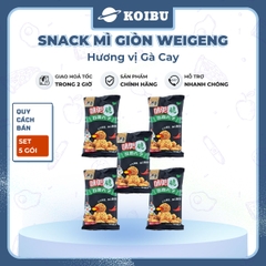 ANHUI - Snack mì giòn WeiGeng hương vị Gà cay, Snack mì gà cay WeiGeng, Mì trẻ em Trung Quốc - 25g/gói - 00501