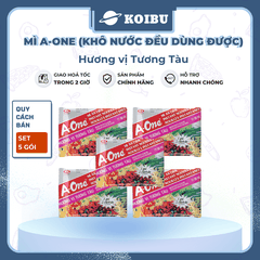 SAIGON VE WONG - Mì A-One hương vị Tương tàu, Mì trộn tương tàu A One, Mì tương tàu Aone - 85g/gói - 00775