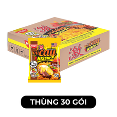 NISSIN - Mì xào cay Nissin Bít tết phô mai cay, Mì xào cay Bít tết phô mai cay, Mì xào ăn liền Nissin - 70g/gói - 00493