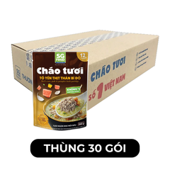 SG FOOD - Cháo tươi SG Food hương vị Tổ yến thịt thăn bí đỏ, Cháo tươi tổ yến thịt thăn bí đỏ SG Food - 240g/gói - 00630