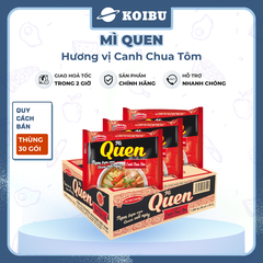 ACECOOK - Mì Quen hương vị Canh chua tôm, Acecook mì quen Canh chua tôm Acecook mì Queen Acecook - 82g/gói - 00844