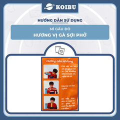 ASIAFOODS - Mì Gấu Đỏ hương vị Gà sợi phở, Mì Gà sợi phở Gấu Đỏ, Mì gói ăn liền Gấu Đỏ Gà sợi phở - 63g/gói - 00325
