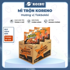 PALDO - Mì trộn Koreno hương vị Tokbokki, Koreno Mì trộn Tokbokki Koreno, Mì Koreno Hàn Quốc ăn liền - 74g/gói - 00159
