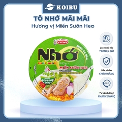 ACECOOK - Miến tô Nhớ Mãi Mãi hương vị Sườn heo, Tô Nhớ Mãi Mãi miến sườn heo, Miến Nhớ ăn liền - 64g /tô - 00026