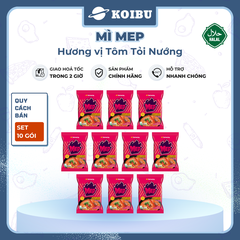 SAMYANG - Mì MEP hương vị Tôm tỏi nướng, Mì Samyang tôm tỏi nướng, Mì ăn liền Samyang MEP Hàn Quốc - 80g/gói - 00856
