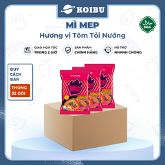 SAMYANG - Mì MEP hương vị Tôm tỏi nướng, Mì Samyang tôm tỏi nướng, Mì ăn liền Samyang MEP Hàn Quốc - 80g/gói - 00856