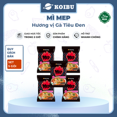 SAMYANG - Mì MEP hương vị Gà tiêu đen, Mì Samyang gà tiêu đen, Mì ăn liền Samyang MEP Hàn Quốc - 80g/gói - 00857