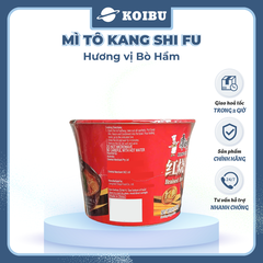 KANG SHI FU - Mì tô Kang Shi Fu hương vị Bò hầm, Mì Kang Shi Fu ăn liền, Mì ăn liền Trung Hoa - 110g/tô - 00591