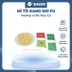 KANG SHI FU - Mì tô Kang Shi Fu hương vị Bò rau củ, Mì Kang Shi Fu ăn liền, Mì ăn liền Trung Hoa - 122g/tô - 00589